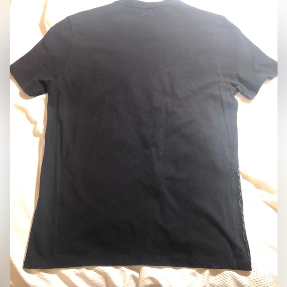 Gianni Versace  large black Cotton T-shirt with metallic studs and beads - Picture 2 of 10